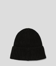 LOGO RIBBED BEANIE