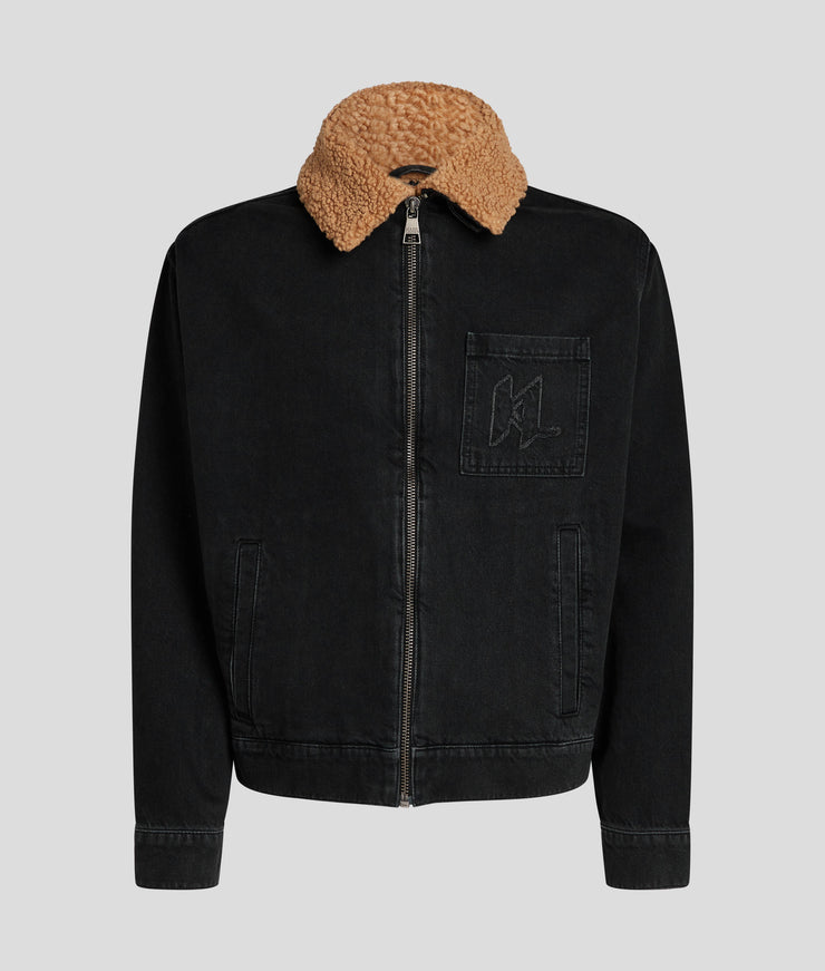 KL MONOGRAM DENIM JACKET