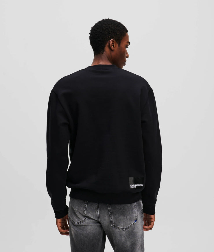 MONOGRAM BLEACHED SWEATSHIRT