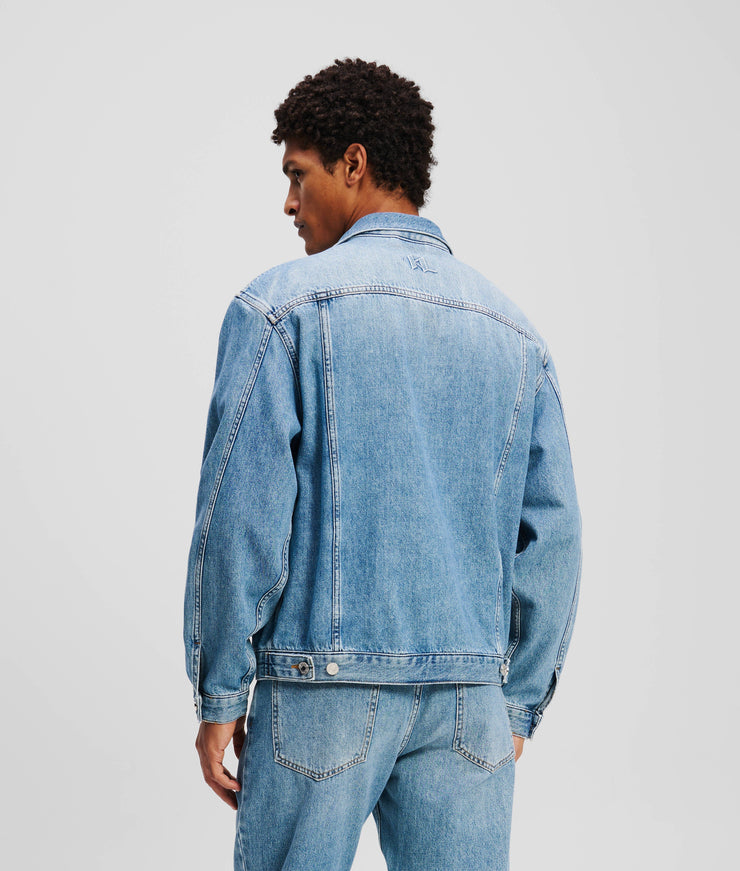 KL MONOGRAM DENIM JACKET