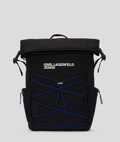 UTILITY DRAWSTRING ROLL-TOP BACKPACK